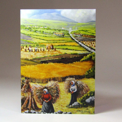 Art Card, 'Jobs for the Girls', Achill Island, Circa 1905, by Noreen Sadler - Parade Handmade