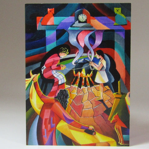Art Card, 'Jobs for the Girls I', by Noreen Sadler - Parade Handmade