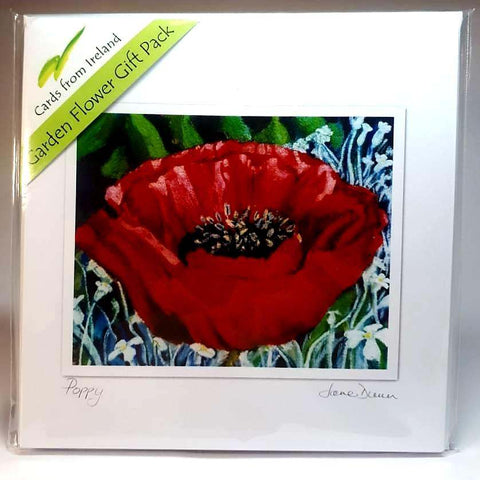 Art Cards Garden Flower Gift Pack Of 4, By Jane Dunn - Parade Handmade