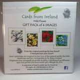 Art Cards Wild Flower Gift Pack, Four Scenes By Jane Dunn - Parade Handmade