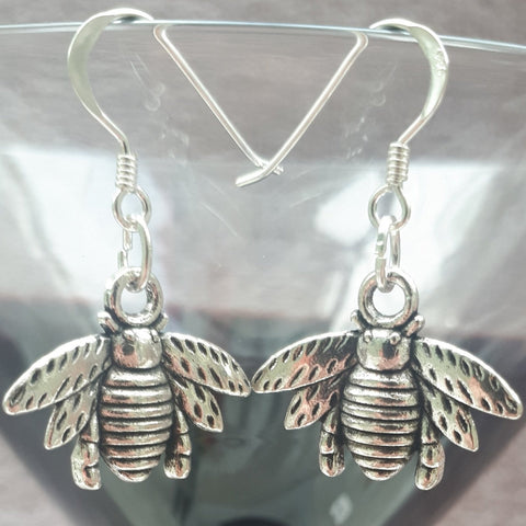 Bee Charm Earrings, By Lapanda Designs - Parade Handmade