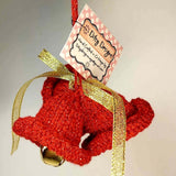 Bells Christmas Decoration in Red, By Ditsy Designs - Parade Handmade Newport West of Ireland