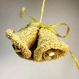 Bells Christmas Decoration in Gold, By Ditsy Designs - Parade Handmade Ireland