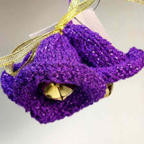 Bells Christmas Decoration in Purple, By Ditsy Designs - Parade Handmade West of Ireland