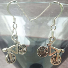 Bicycle Charm Earrings, By Lapanda Designs