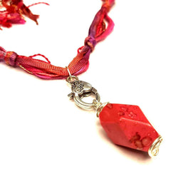 Big Zingy Summer Pendant in Red by Lapanda Designs