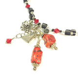 Gemstone Charm Necklace, By Lapanda Designs. Parade-Handmade