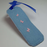 Blue Felt Sheep Bookmark with butterflies, By Ditsy Designs - Parade Handmade