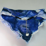 Blue, Felted Silk Scarf, SP Extension, By Parade Handmade - Parade Handmade