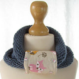 Blue Kids Scarf With Removable Cuff, By JaDa Crafts Ireland - Parade Handmade