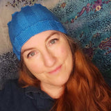 Blue Ribbed Headband Come Neck Warmer By Shoreline - Parade Handmade Ireland Wild Atlantic Way