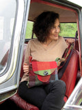 Irish Wool Shoulder Bag with Pockets, by Shoreline  - Parade Handmade Ireland