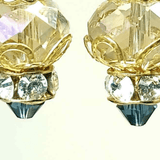 Bronze Crystal Earrings - Vintage Affair - By Lapanda Designs - Parade Handmade Newport Co Mayo