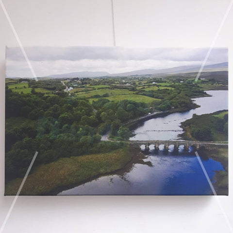 Burrishoole Bridge, Newport Co Mayo, Canvas Print, By Kevin Smith - Parade Handmade