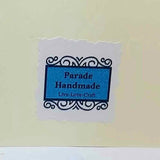 Handmade Christmas Card, Baubles, By Parade Handmade Newport