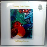 Christmas Robin Art Card, Nollaig Shona, By Jane Dunn - Parade Handmade