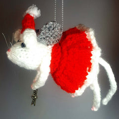 Christmas Decoration Flying Mouse Modified Alan Dart Pattern, By Ditsy Designs