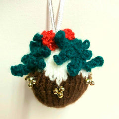 Christmas Decoration Pudding Ornament, Handmade By Ditsy Designs