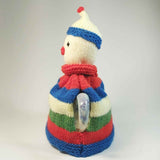 Colourful Clown Tea Cosy Side View By Shoreline - Parade Handmade