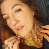 Colourful Yellow Headband come Neck Warmer by Shoreline - Parade Handmade West of Ireland