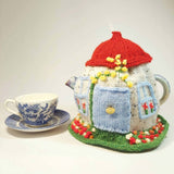 Country Cottage Tea Cosy, With Cup, By Shoreline. Parade-Handmade