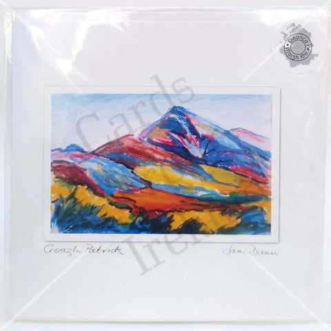 Croagh Patrick, Art Card By Jane Dunn - Parade Handmade