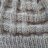 Cute Grey Beanie, By Jo's Knits - Parade Handmade