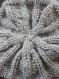 Cute Grey Beanie, By Jo's Knits - Parade Handmade