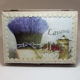 Decoupaged. Wooden Box. Lavender, By Kira Szentivanyi - Parade Handmade