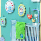 Deluxe, blank, 3D baby card, by Ann Henrick - Parade Handmade