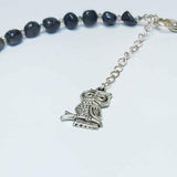 Denim Blue Coloured Gemstone Necklace, By Lapanda Designs - Parade Handmade