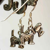 Dog Charm Earrings in Silver by Lapanda Designs - Parade Handmade Ireland