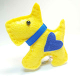 Dog Keyring in Fabulous Felt, By Ditsy Designs - Parade Handmade Ireland