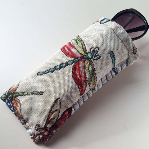 Dragonfly Phone or Glasses Pouch, By Parade - Parade Handmade