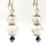 Drop Clear Crystal Earrings, By Lapanda Designs. Parade-Handmade
