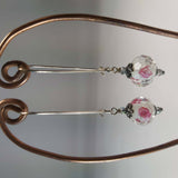 Drop Earrings In Crystal, By Lapanda Designs. Parade-Handmade
