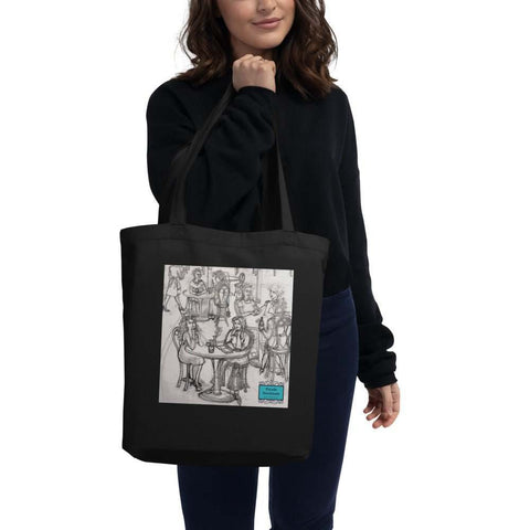 Eco Tote Bag - Cafe Rendezvous, Art and Design by Parade - Parade Handmade