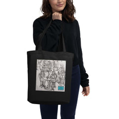 Eco Tote Bag - Cafe Rendezvous, Art and Design by Parade