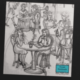 Eco Tote Bag Detail - Cafe Rendezvous, Art and Design by Parade - Parade Handmade