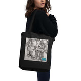 Eco Tote Bag - Cafe Rendezvous, Art and Design by Parade - Parade Handmade Ireland