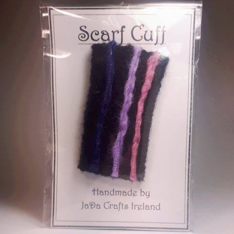 Elegant Arty Felt Scarf Ring, By JaDa Crafts Ireland - Parade Handmade