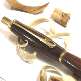Elegant Hand Turned Hardwood Ball Point Click Pen, By Frank McNeela - Parade Handmade Ireland