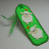 Fab Lime Green Felt Sheep Bookmark, By Ditsy Designs - Parade Handmade