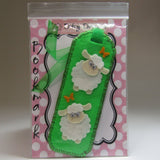 Fab Lime Green Felt Sheep Bookmark, By Ditsy Designs - Parade Handmade
