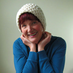 Fabulous Aran Cable Hat In Cream, By Jo's Knits