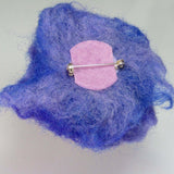 Felt Beaded Brooch. Purple, Blue and Lilac, By Parade Handmade - Parade Handmade