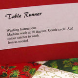 Festive Patchwork Table Runner, By 'Sew What's New', Bernadette Walsh - Parade Handmade