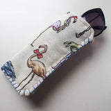 Flamingo Glasses or Phone Pouch, By Parade - Parade Handmade