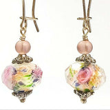 Floral Crystal Earrings, By Lapanda Designs - Parade Handmade