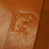 100% Leather and Italian Lambswool Fly Keeper Wallet in Tan with Wax finish, by Celtic Fairy Creations  - Parade Handmade Newport Co Mayo